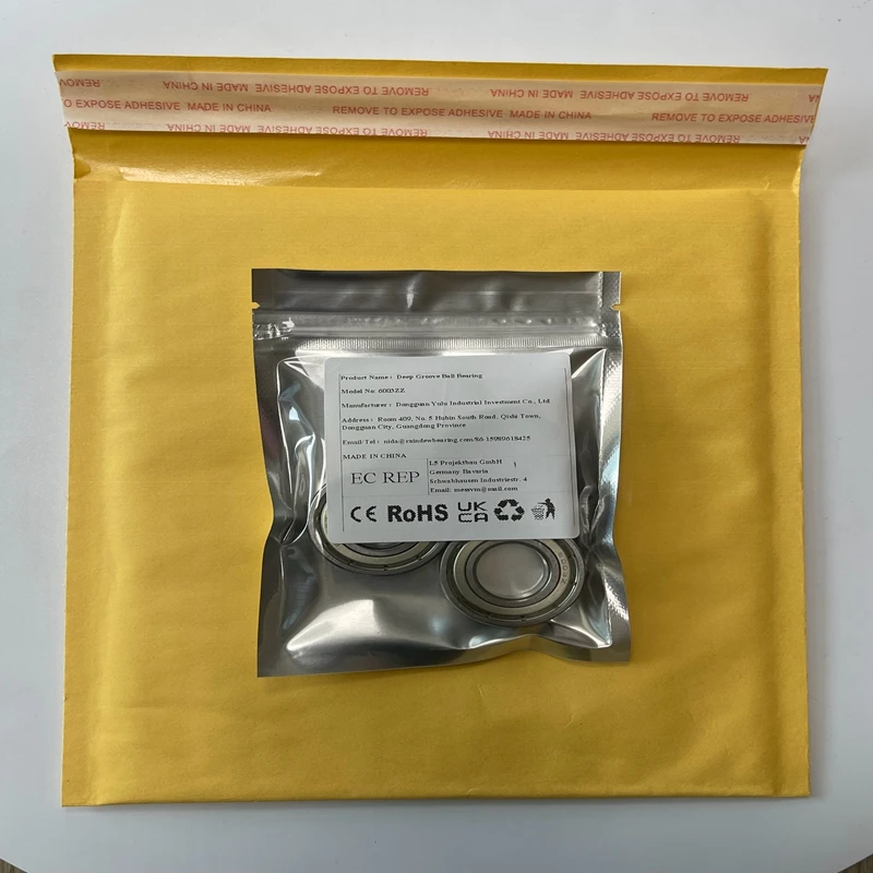 2 قطعة 6003RS/ZZ تحمل ABEC-7 جودة عالية 6003 2RS/ZZ صف واحد كرة أخدود عميقة تحمل
