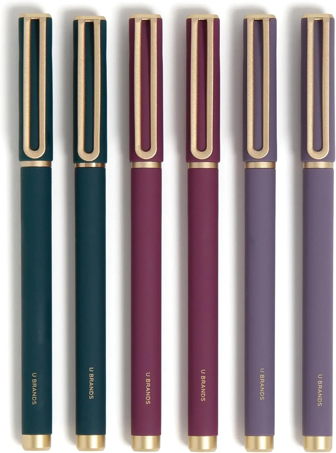 

Catalina Felt Tip Pens, Set of 6 Black Ink, Medium Point 0.7mm, Jewel Tones