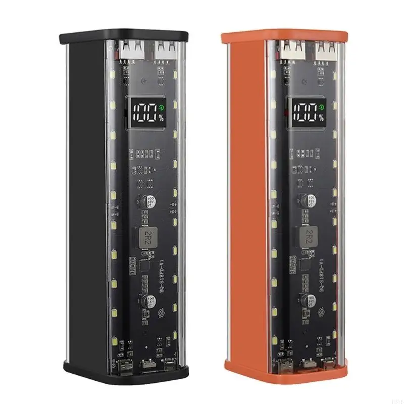 H37B Battery DIY Shell Housing Power Sources Case for 8x18650 Batteries Outer Case