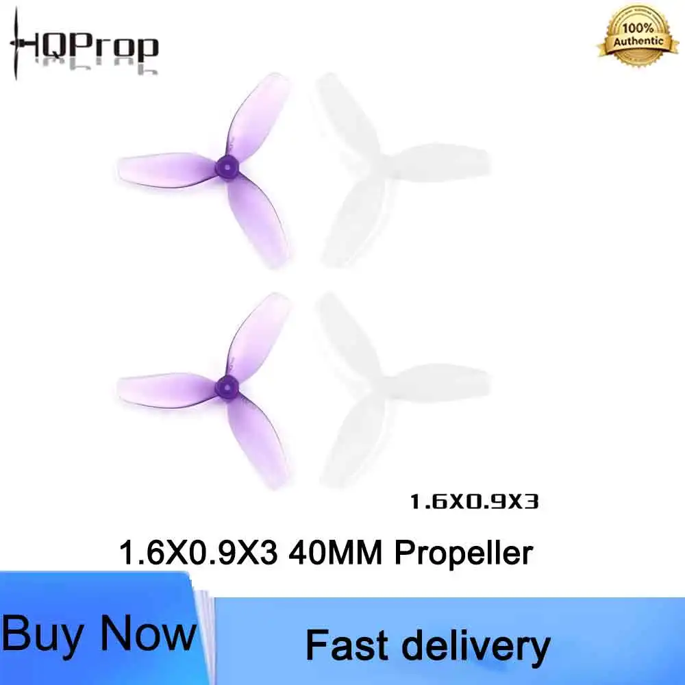 HQ Ultralight Whoop Prop 1.6X0.9X3 40MM Poly Carbonate 1MM Shaft for FPV Ultralight Whoop Drone Accessories