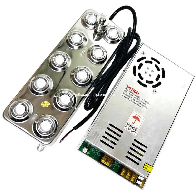 رذاذ المناظر الطبيعية الاحترافي مع تقنية الضباب بالموجات فوق الصوتية، ميزة مياه متعددة الرؤوس للرذاذ الزخرفي