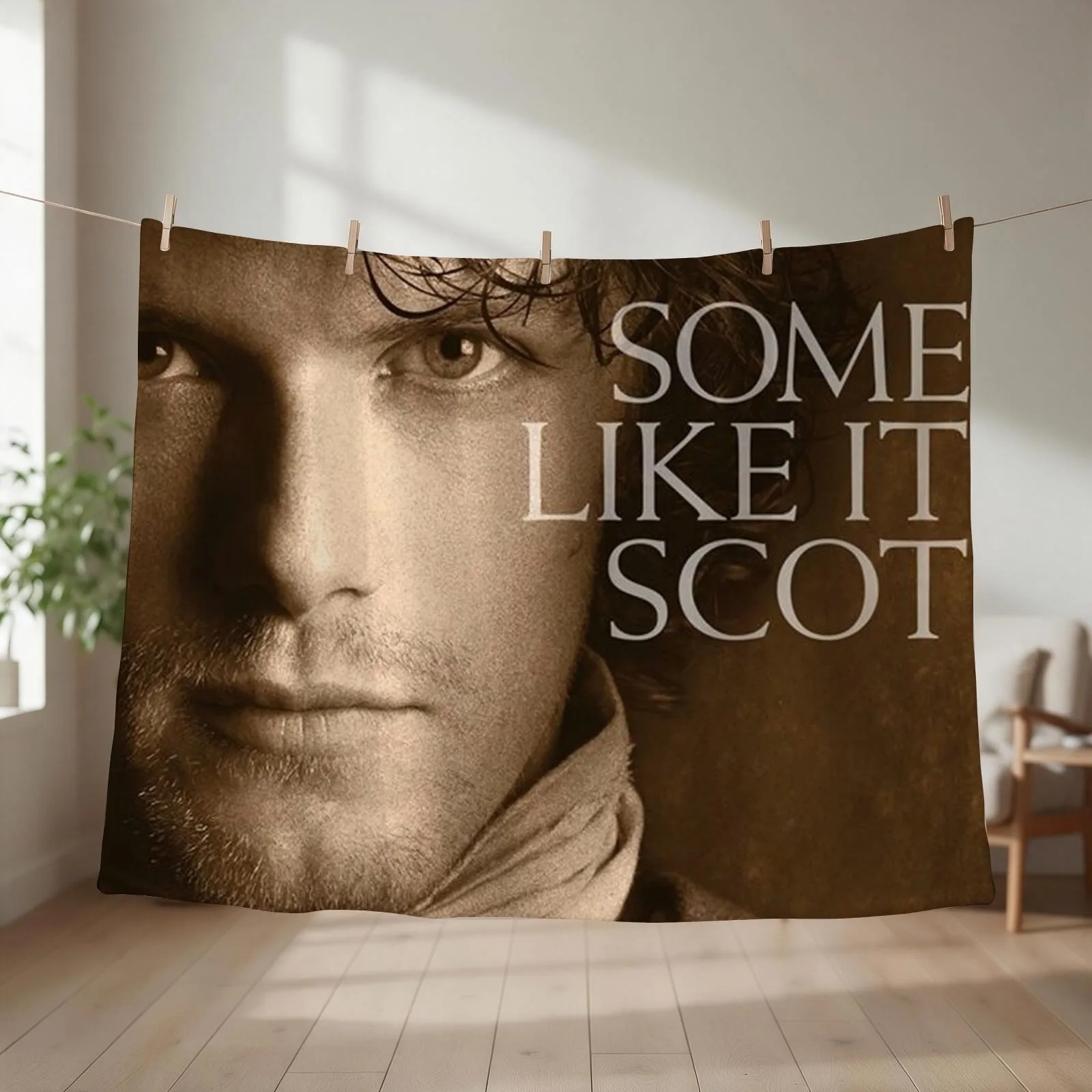 scot some like it Throw Blanket couch cozy soft plush fuzzy picnic outdoor blanket