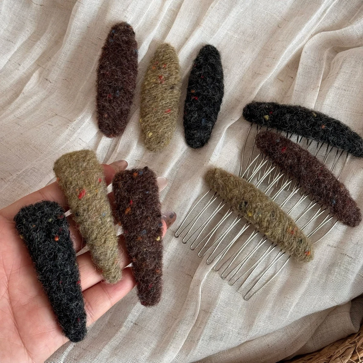 

Осенне-зимняя плюшевая заколка для волос, женская мода, простая передняя челка, боковые зажимы BB, зажим в виде утконоса, аксессуары для укладки для женщин и девочек