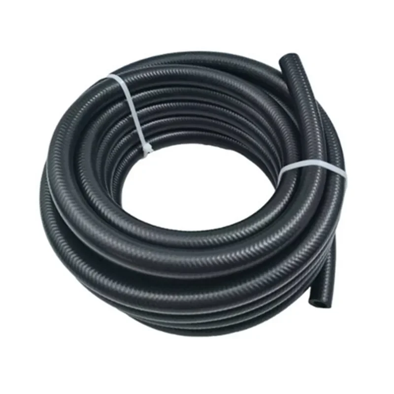 1/2/3M NBR Petrol Diesel Oil Resistant Rubber Fuel Tube Hose 6 8 10 13 16 19mm Diameter Flexible High Pressure Automobile Pipe