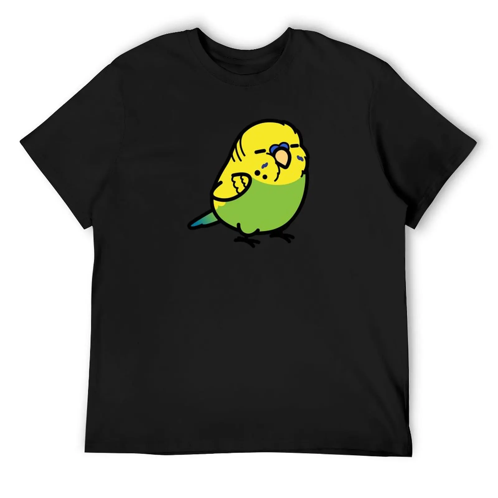 Chubby Green English Budgie - Male T-Shirt new edition graphic shirts sublime men t shirts high quality