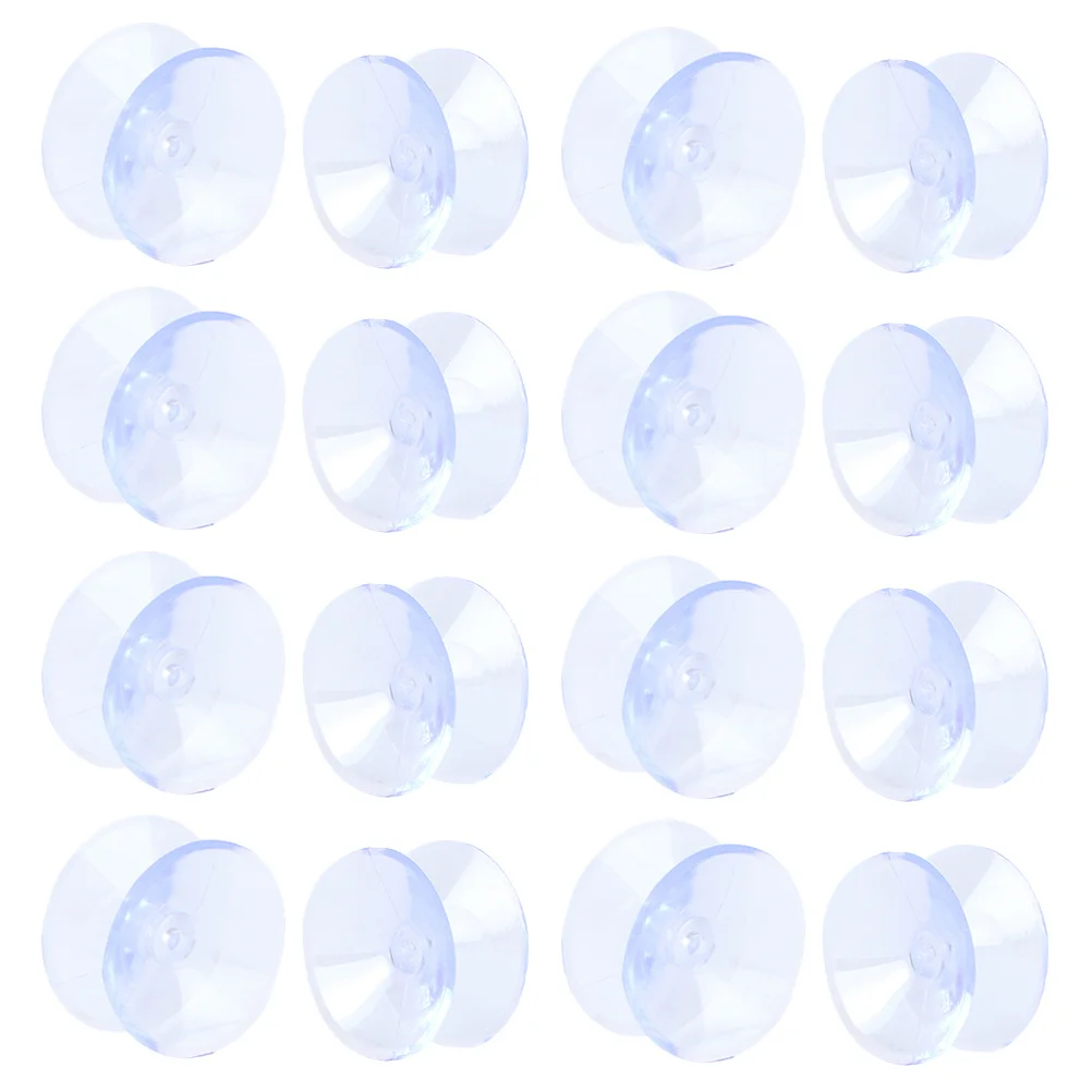 20 pçs ventosas dupla face mesa de vidro almofadas antiderrapantes amortecedores de borracha transparente protetores de móveis pinças não adesivas