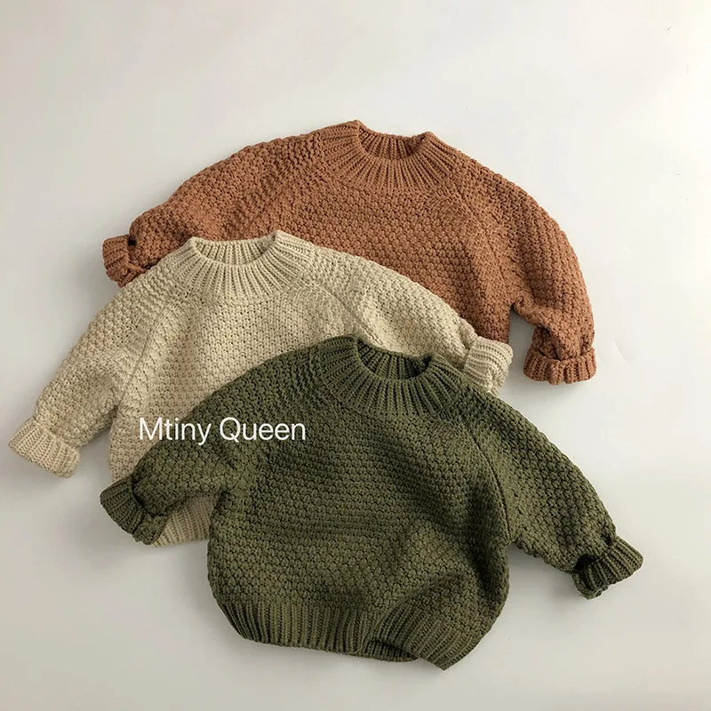 

Korean Style Baby Girls Boys Knitting Pullover Sleeveless Autumn Winter Kids Solid Color Pullovers Baby Girls Boys Clothes Xmas