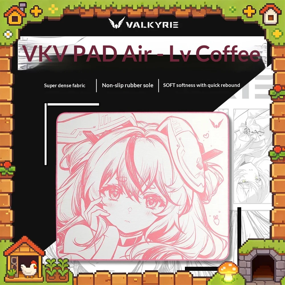 

VALKYRIE VK V PAD AIR Mouse Pad Neutral Control Mousepad Be Non-Slip Soft Rubber Base Moisture Proof For PC Accessories Gifts