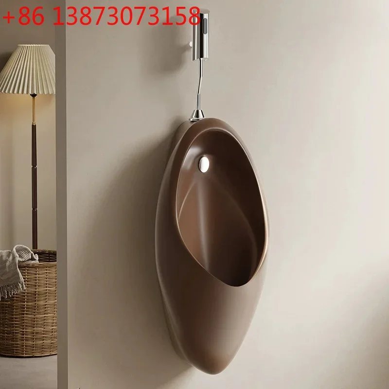 European retro home urinal wall-mounted urinal automatic induction villa bathroom urinal
