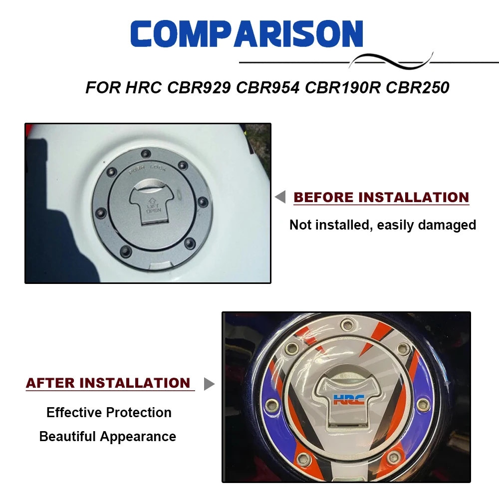 Крышка топливного бака мотоцикла, наклейка, наклейка для HRC, REPSOL CBR190R, для Honda CBR600RR CBR1000RR CBR900 CBR929 CBR954 CBR250