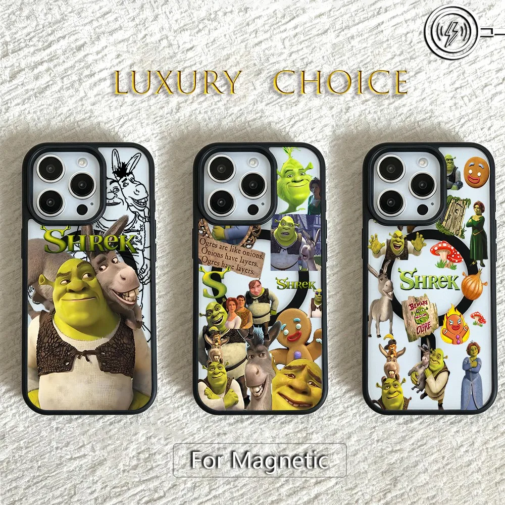 Classic shreks Cases for Samsung Galaxy A17 A27 A37 A57 S26 S25 A16 A36 A56 S24 S23 FE Plus Edge Ultra 4G 5G Acrylic Cover