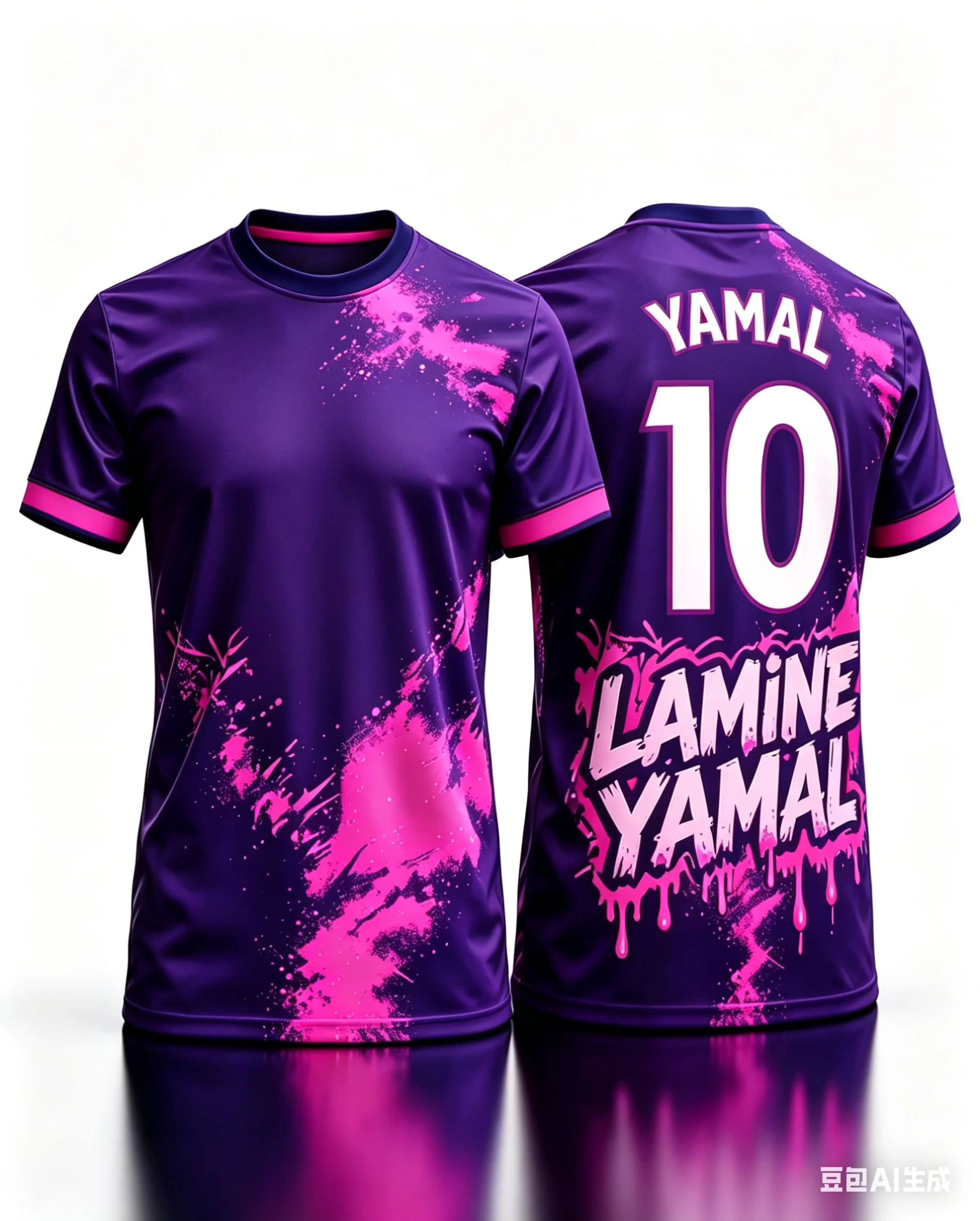 2026 Summer Football Rising Star # Yamal 10 # Fan Customized Commemorative Football Shirt Quick Drying Adult/Children's T-shirt