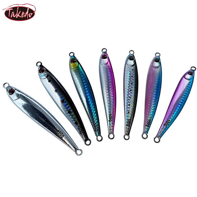 TAKEDO RX01 Señuelo Jigging Metal Luminoso para Agua Salada - imagen 4