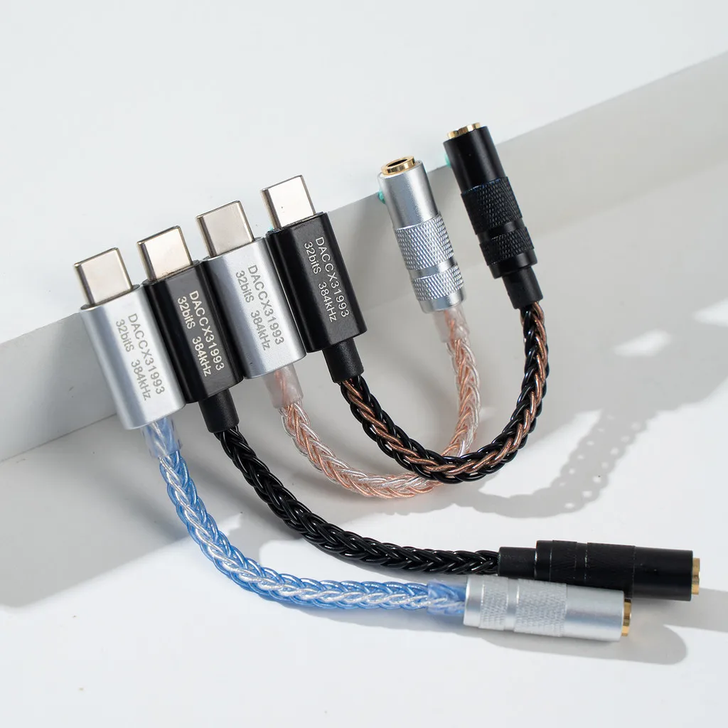 CX31993 USB DAC Audio Amplifier Type C To 3.5mm Headphone Amplifier Digital Decoder HiFi Hi-Res Converter Adapter - view 4