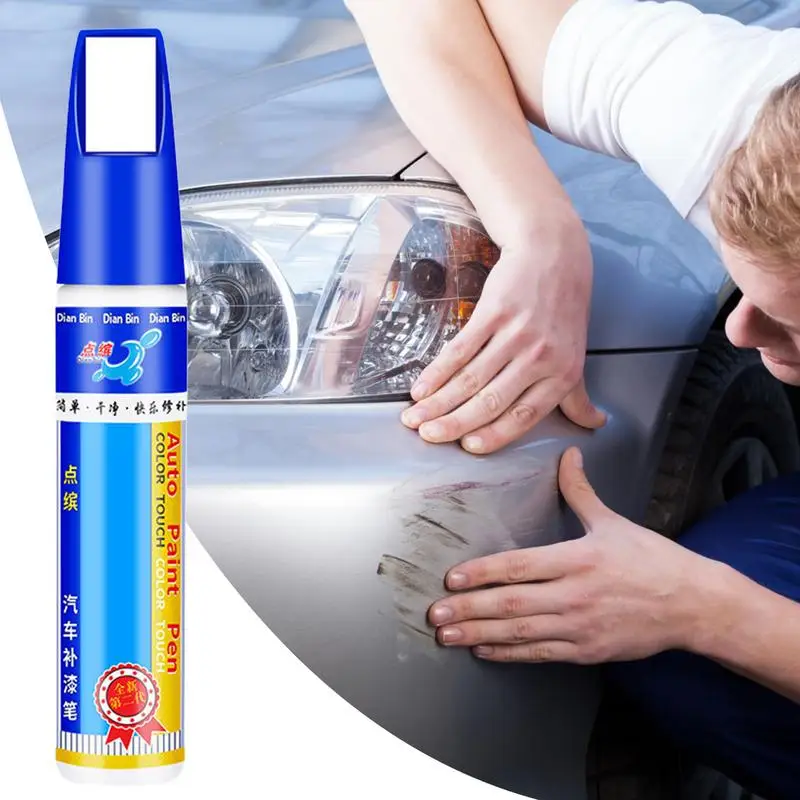 Auto Paint Repair Pen Easy Painting Pen For Vehicle White Car Painting Scratch Remover Pen Multifunctional Touch-up Paint 5Color