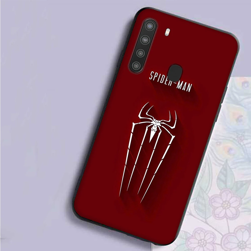 Marvel Cover for Samsung A03 A03S A13 A33 A53 A73 A01 A11 A21S A31 A51 A71 Black Phone Case