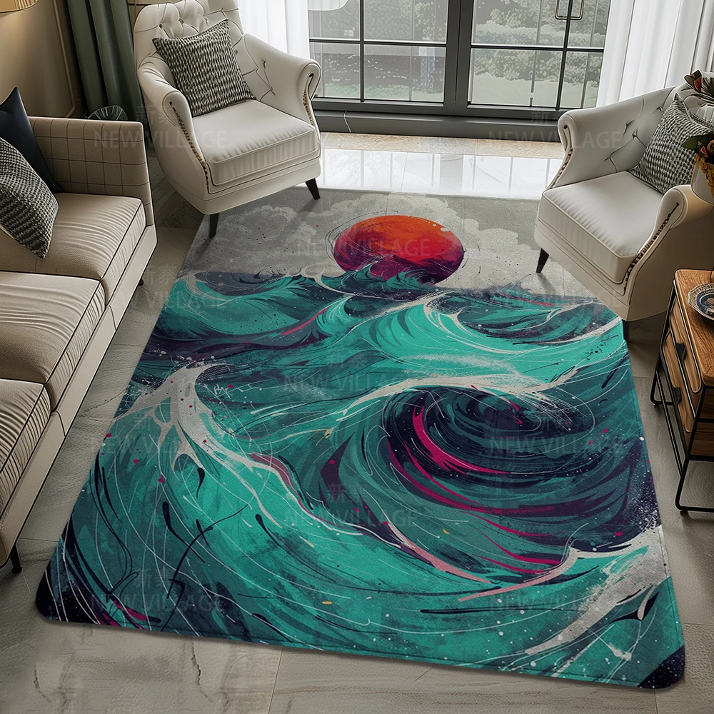 House entrance carpet Home door mat Modern Nordic style Room Bath Foot bathroom non-slip Kitchen water absorption rugs Abstract