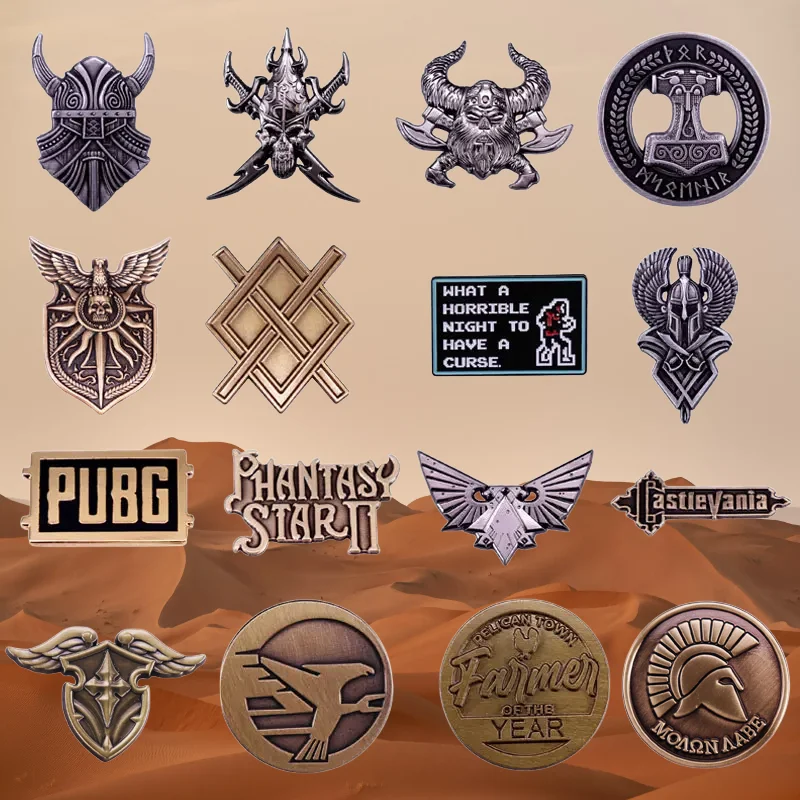 Game Type Brooch Movie Series Decorate Clothing Exquisite Enamel Pin Accessories Collect Give A Gift Pride Metal Badge Gather
