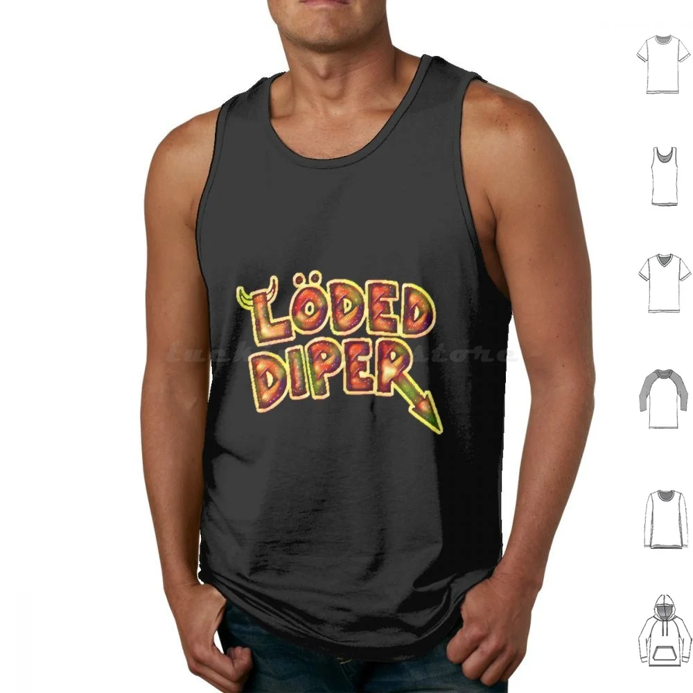 Loded Diper Tank Tops Print Cotton Loded Diper Loded Diper Logo Loded Diper Van Loded Diper Band Loded Diper Stuff Loded