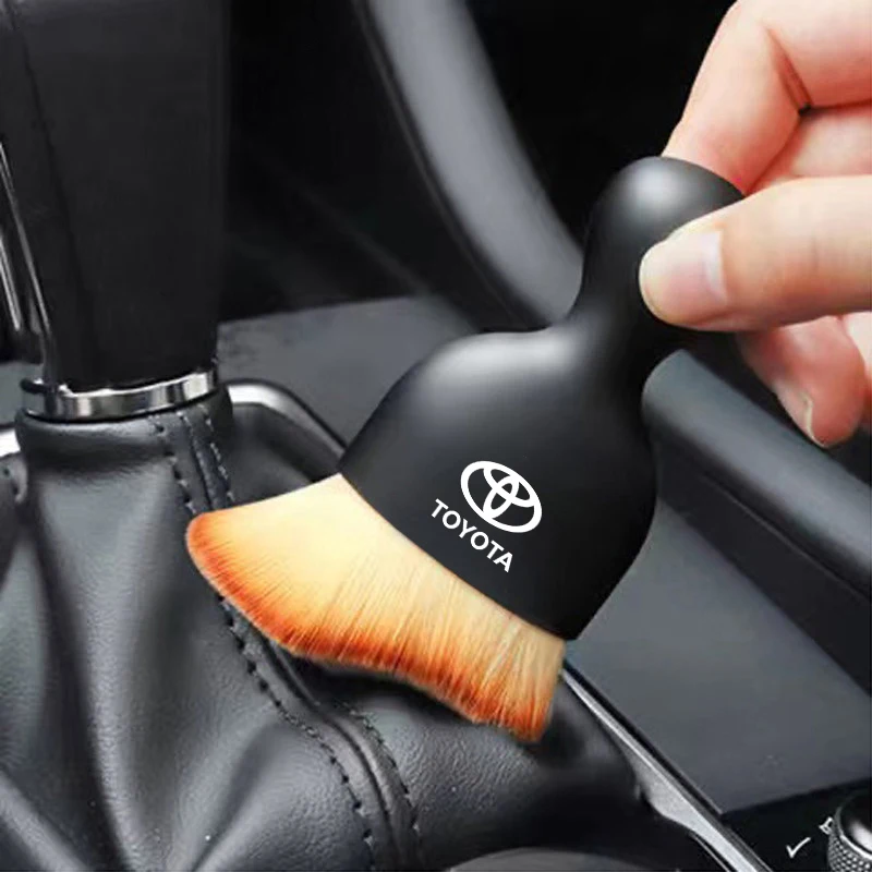 Car Interior Cleaning Soft Brush Tool Dust Remover Suede Wash Towel Auto Accessory For Toyota Corolla Prius Yaris Rav4 CHR Aygo