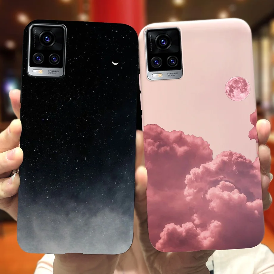 For Vivo V20 V2025 V2024 Phone Case Back Cover Luxury Liquid Silicone Soft Cases On Funda Vivo V20 V 20 Candy Matte Housing Capa