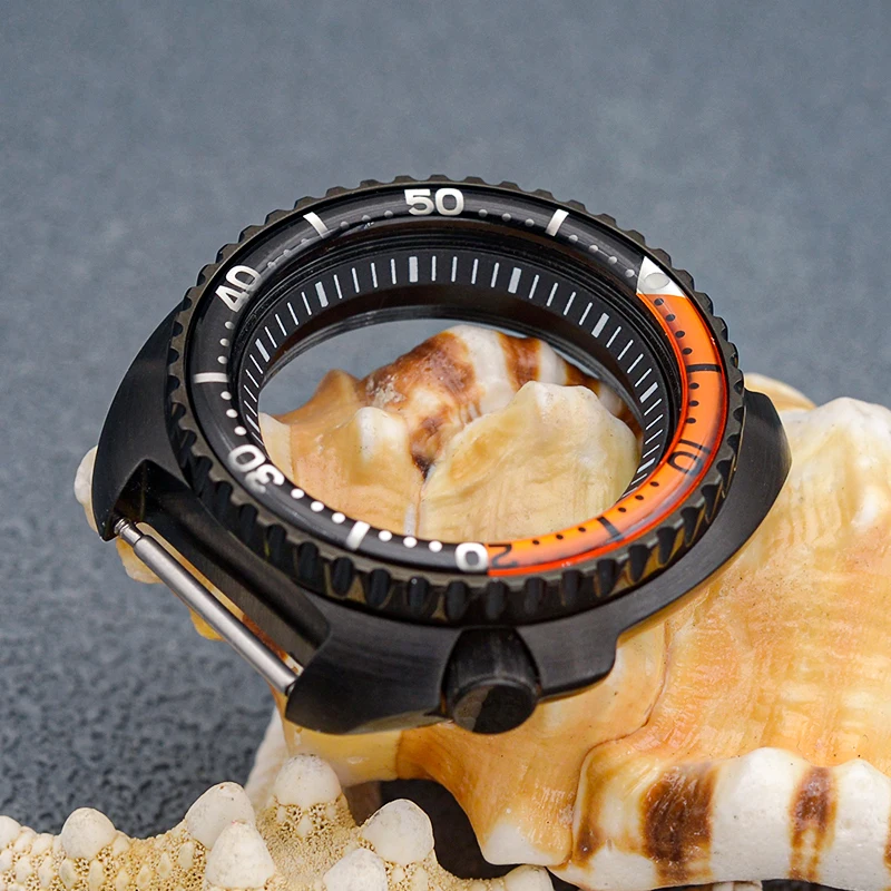 Seiko เคสใสด้านหลังพอดีกับ skx 6105 6309 NH36 NH35หอยเป๋าฮื้อเต่าญี่ปุ่นเปลี่ยนอะไหล่นาฬิกาเคลื่อนไหวอัตโนมัติ