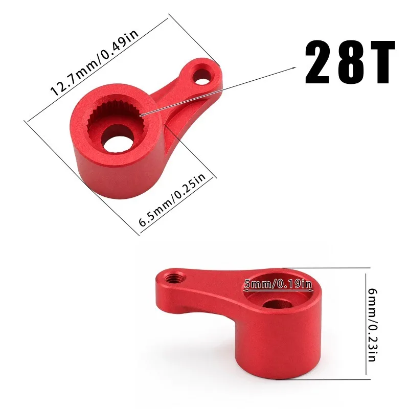 28T Aluminum Servo Horn Upgrade Parts For Axial SCX30  RC Crawler