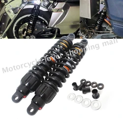 1 Pair Universal 343MM Moto Rear Suspension Rebound Damping Shock Absorbers For Harley Sportster Dyna Electra Glide Road King