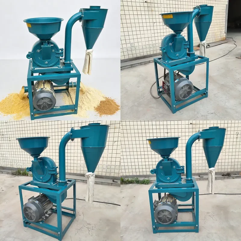 for Hualiang Food Grade Steel Disc Flour Machine Electric Grain Grinder for Corn Wheat Soybean Rice Potato Commercial
