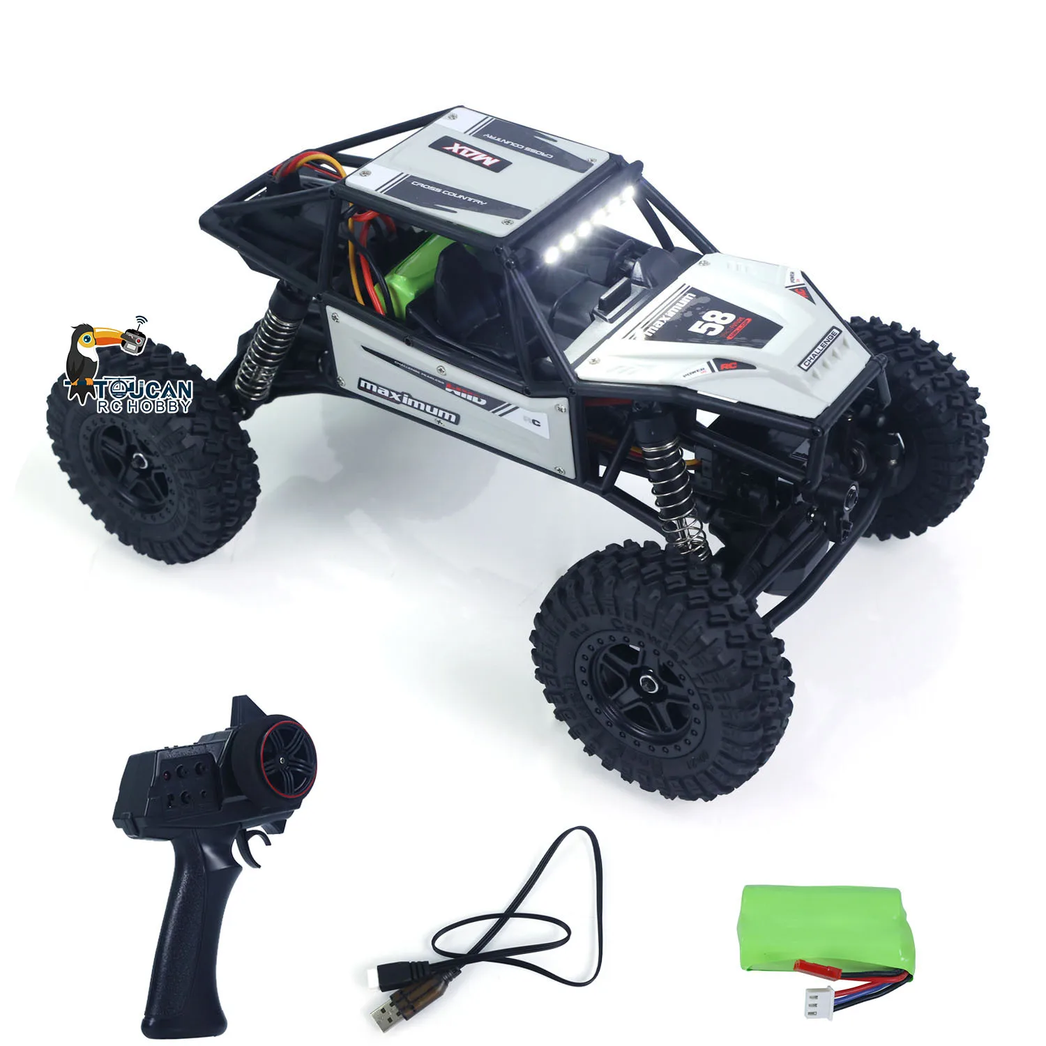 

1:18 игрушечный радиоуправляемый альпинистский автомобиль 4*4 с дистанционным управлением внедорожник RTR Rock Crawler Car C8808 370 матовый двигатель ESC лампа игрушки для мальчика