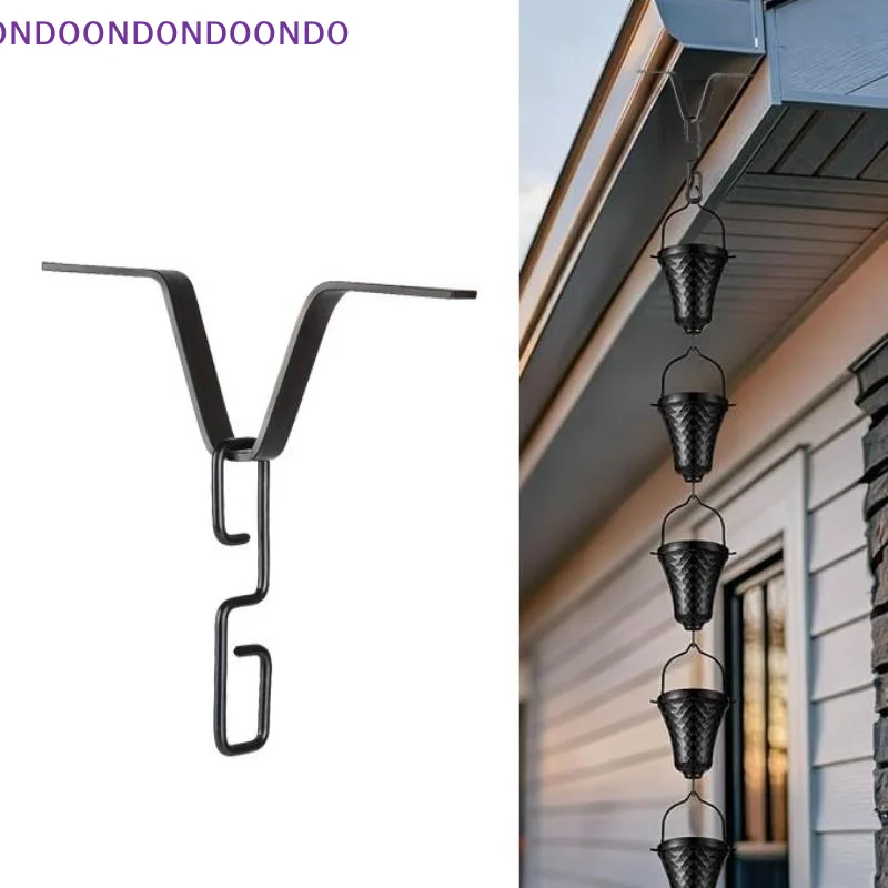 Rain Chain Install Kit No Special Tools Needed Gutter Downspout Adapter for Garden Yard Patio Decor