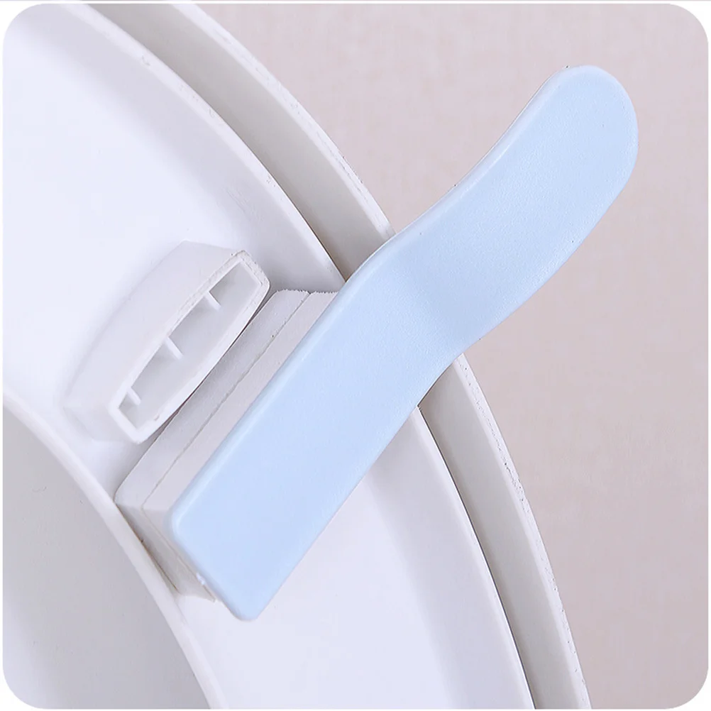 

5 pcs 11.5X2.5Cm Toilet Seat Lifter Handle One Finger Touch-Free Lid Opener Strong Adhesive Sticker Mount Sanitary Accessory For