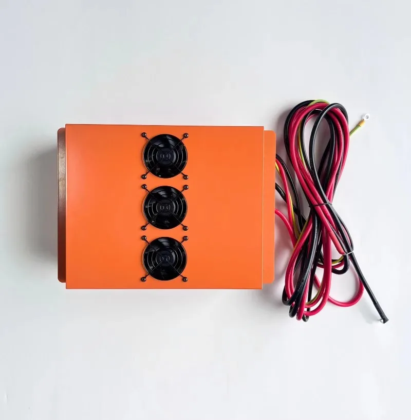LNLEE 24V 110A On-Board Charger 4800W IP65 Waterproof CNC Lithium Battery Charger Overcharge Protection Forklift AGV Marine