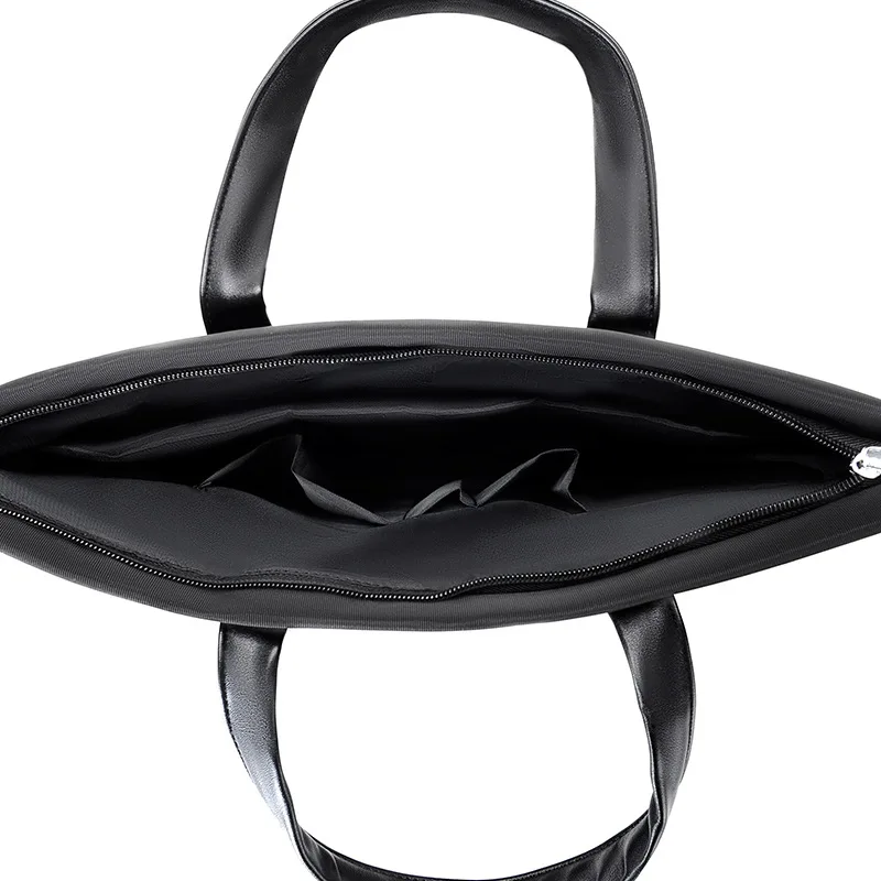 Nuova borsa da uomo casual, borsa per computer da lavoro di grande capacità resistente all'usura, valigetta semplice resistente all'acqua e leggera