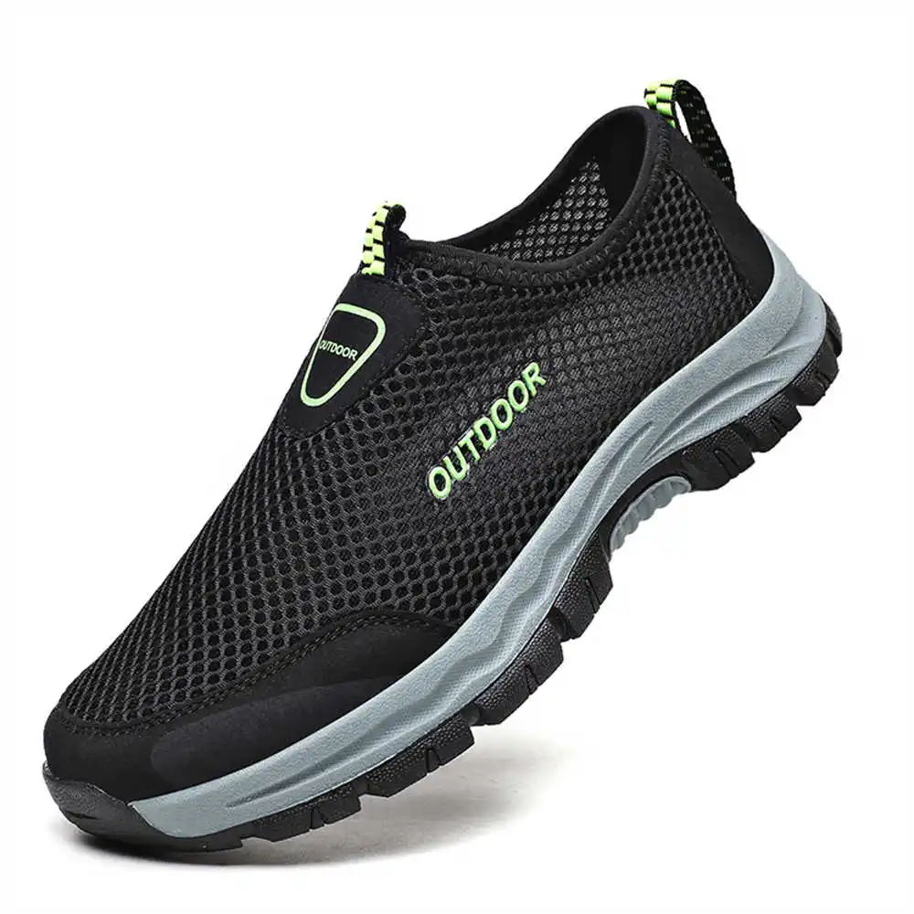 Black Anti Slip Male Sneakers Tennis Orange Men's Shoes Golf Man Sport School Low Cost On Sale Fat Overseas Special Offers
