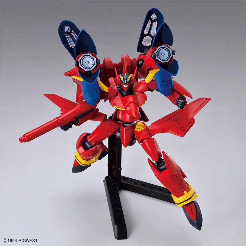 Macross 7 VF-19 Custom Fire Valkyrie with Sound Booster High Grade 1:100 Scale Model Kit Action Figure Model Gift Collectibles