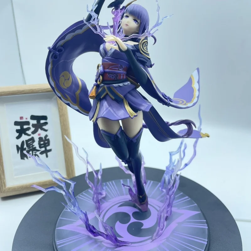 

In Stock Genshin Impact Raiden Shogun Ver Genshin 27cm 1/7 Pvc Model Action Anime Figure Exquisite Birthday Gift Trend Play Toys