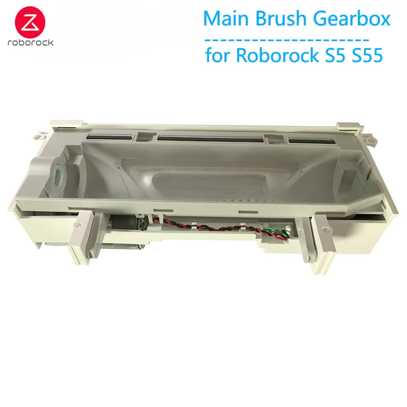 Original Roborock Main Brush Gearbox With Motor for Roborock S5 S50 S55 Vacuum Cleaner Spare Parts Main Brush Cover Accessories