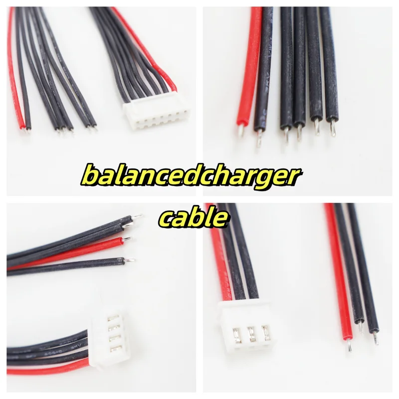 1S 2S 3S 4S 5S 6S 7S 8S Lithium Battery Single Head Balanced Charging Cable IMAX Connector Plug Cable Wholesale 15cm Long Style