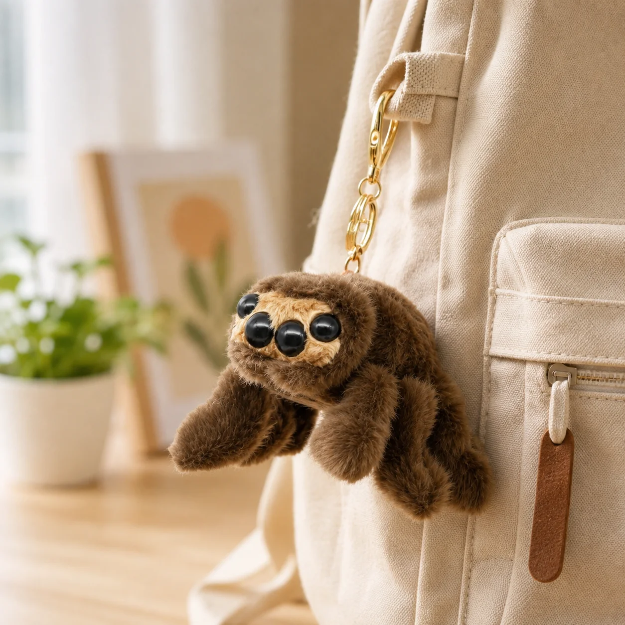 Kids Toys Hong Kong - Jumping Spider Plush Toy Cute Stuffed