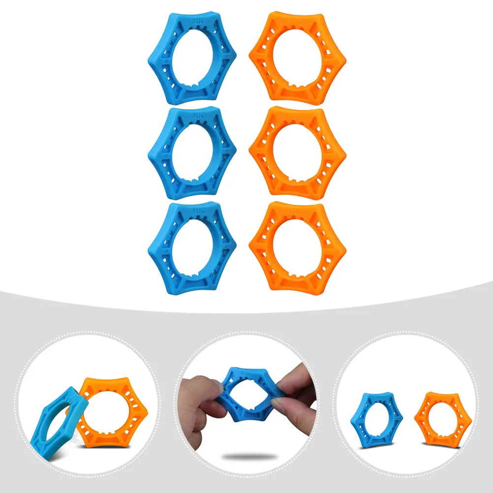 

6 Pcs Anti-fall and Rolling Ring Anti-drop for Mic Handheld Microphone Rubber Anti-roll Rings Protector Anti-rolling Holder