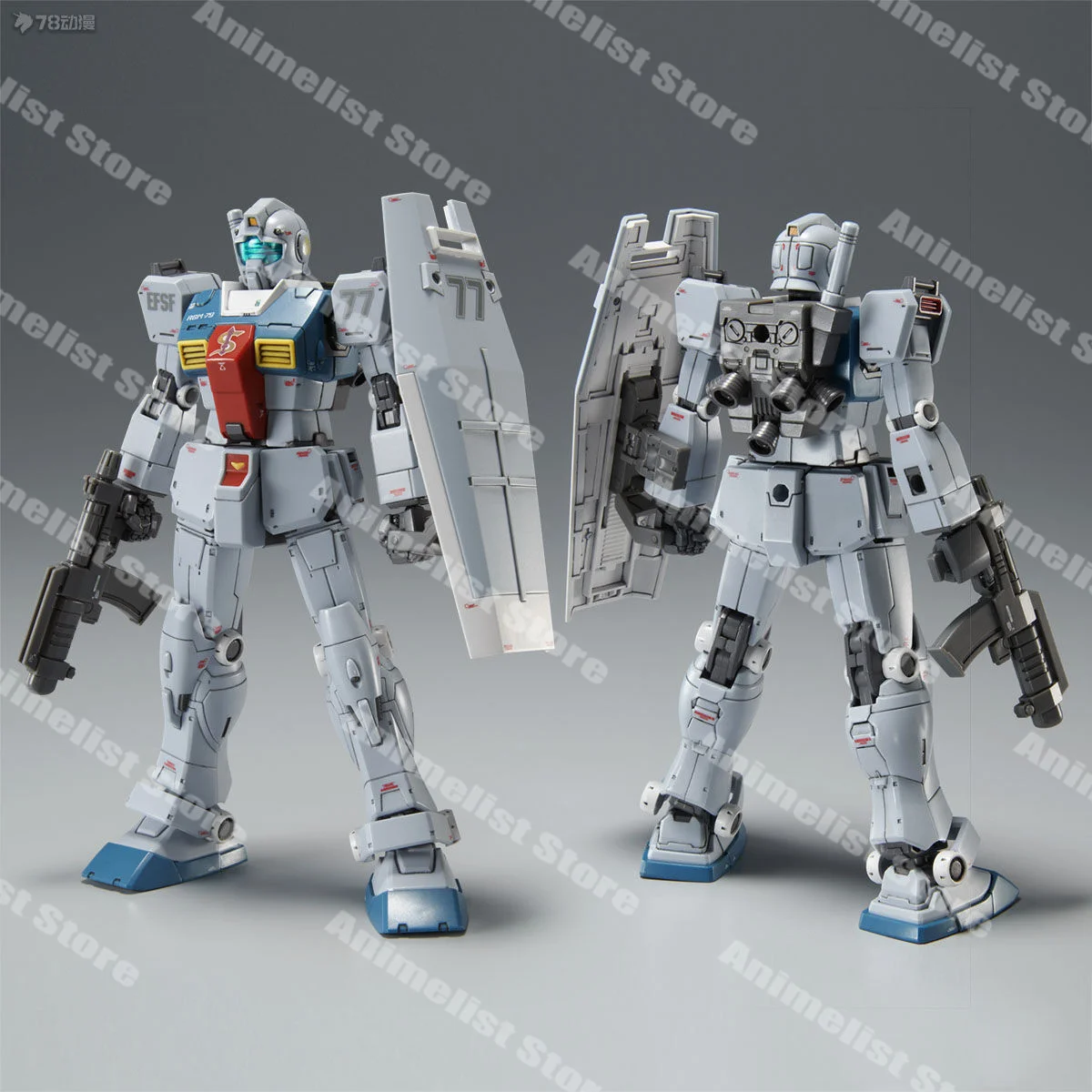 Gaoke-modelo de montaje Sleggar Hg 1/144 Rgm-79 Gm, Kit de colección de figuras de acción, Robot de plástico, Hobby, juguete para niños, regalos