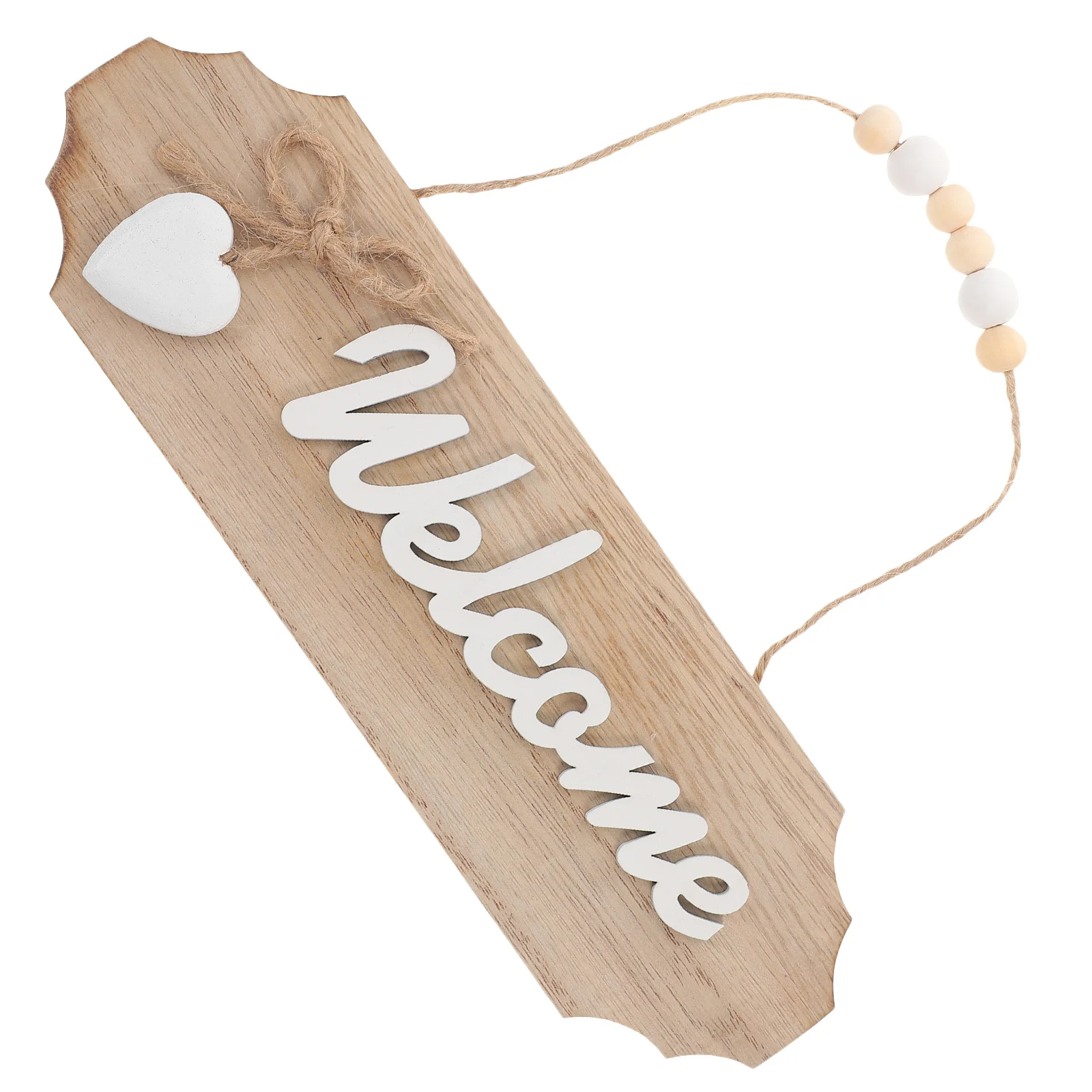 

Welcome Wooden Sign Hanging Rustic Farmhouse Door Decor Wall Art Porch Bar Pendant Plaque Decorative Hanging Board Ornament