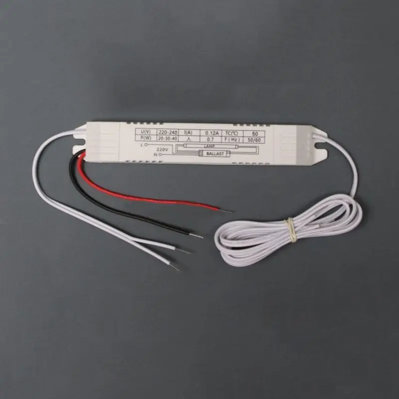 Ballast Fluorescent Electronic Ballast for Fluorescent Lamps Bulb 20-40W 220V/AC for Headlight of T8 NEW дроссель для лампы