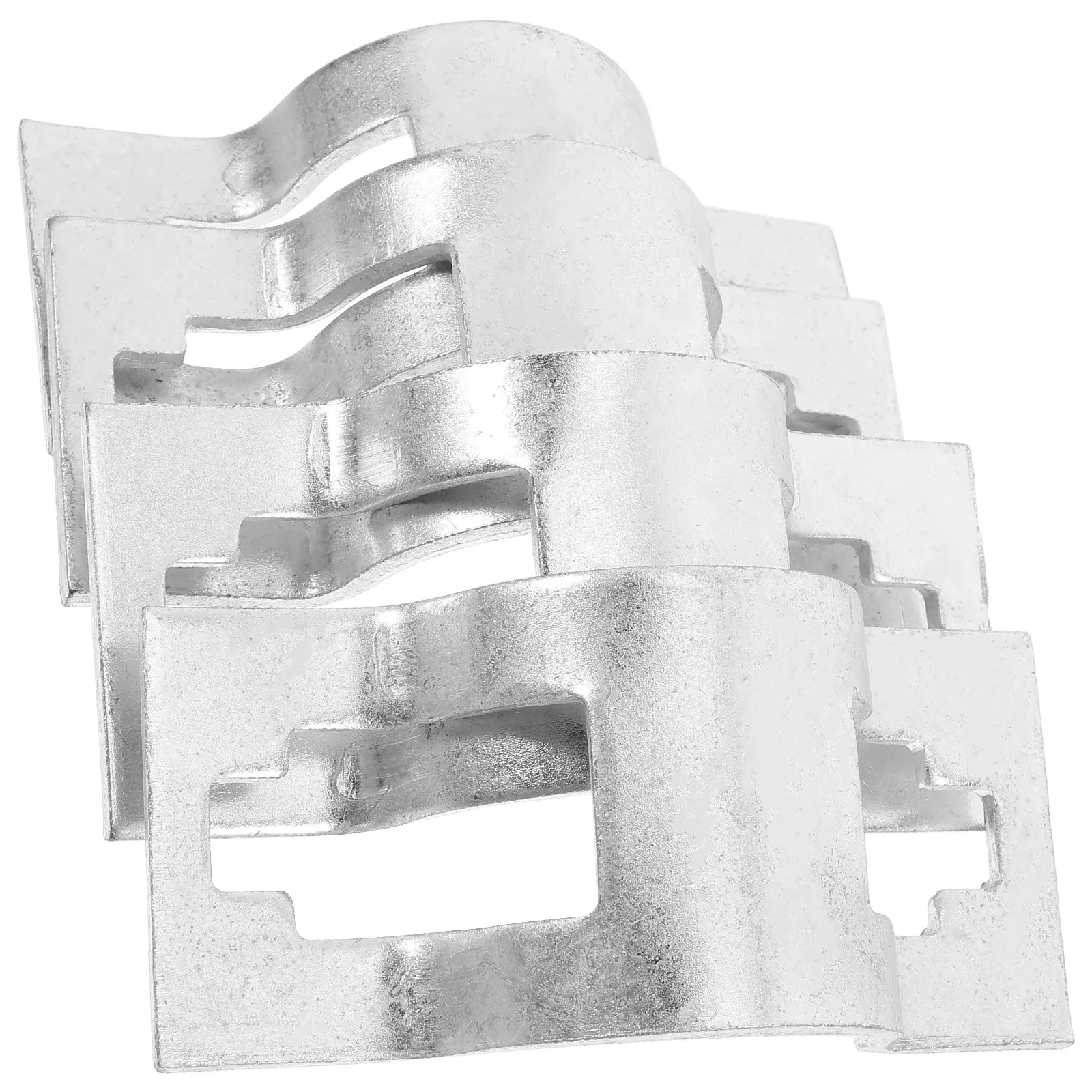 4pcs Scaffolding Lock Clamp Iron Double Ear Fixing Connector For Scaffold Crossbar Steel Fence Construction Renovation Part