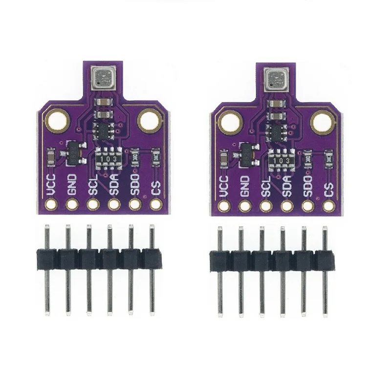 

2Pcs BME680 Digital Temperature Humidity Pressure Sensor CJMCU-680 High Altitude Module Development Board