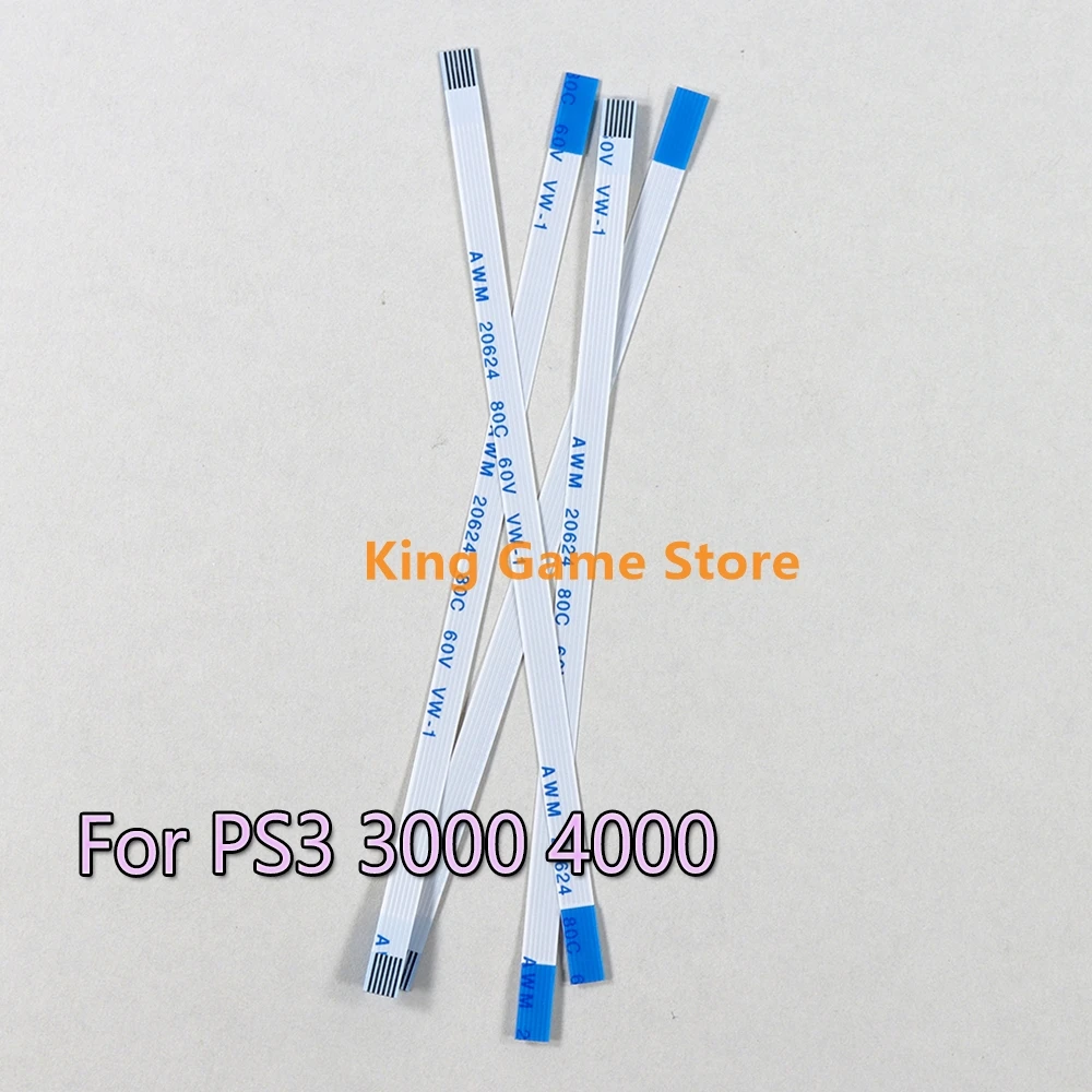 500 Buah Kabel Fleksibel Sakelar Daya 6Pin untuk Pengendali PS3 Slim 3000 4000 untuk PS3 Slim 3K 4K 6PIN Suku Cadang Perbaikan Kabel Fleksibel On Off