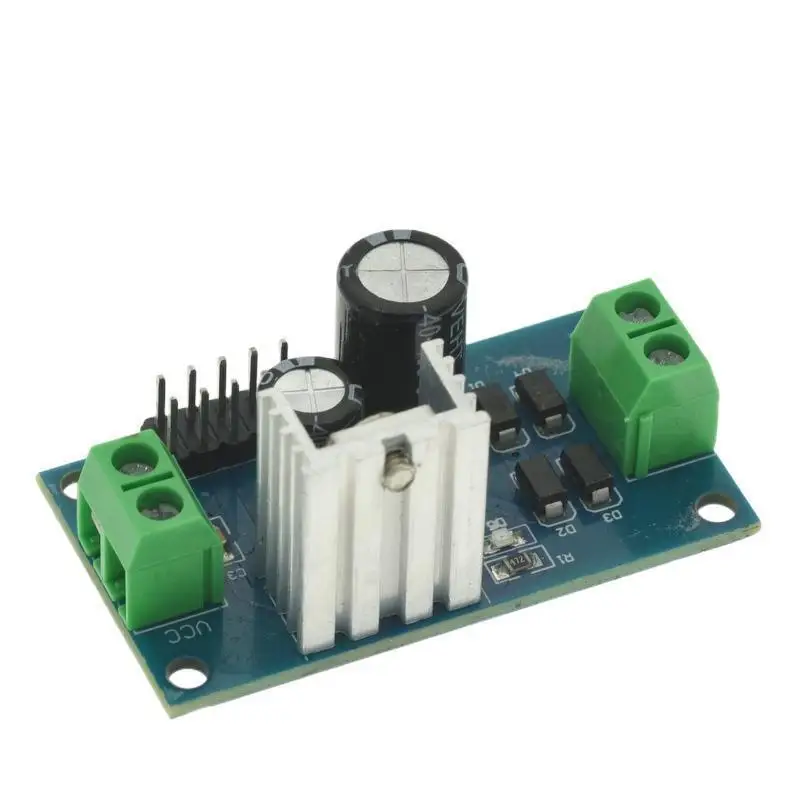 1 Stück LM7805/LM7809/LM7812 Spannungsreglermodul – 5V/9V/12V feste Ausgangsspannung, 1,2A max. lineare Stromversorgung für DC/AC-Eingang – Detail 2