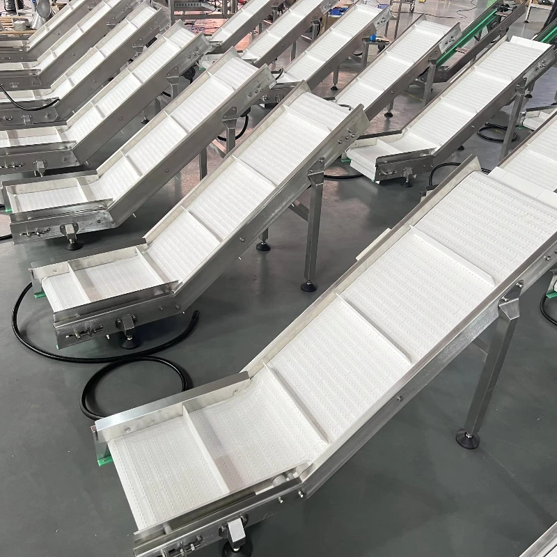 High quality z-shaped finished product output conveyor inclined conveyor belt
