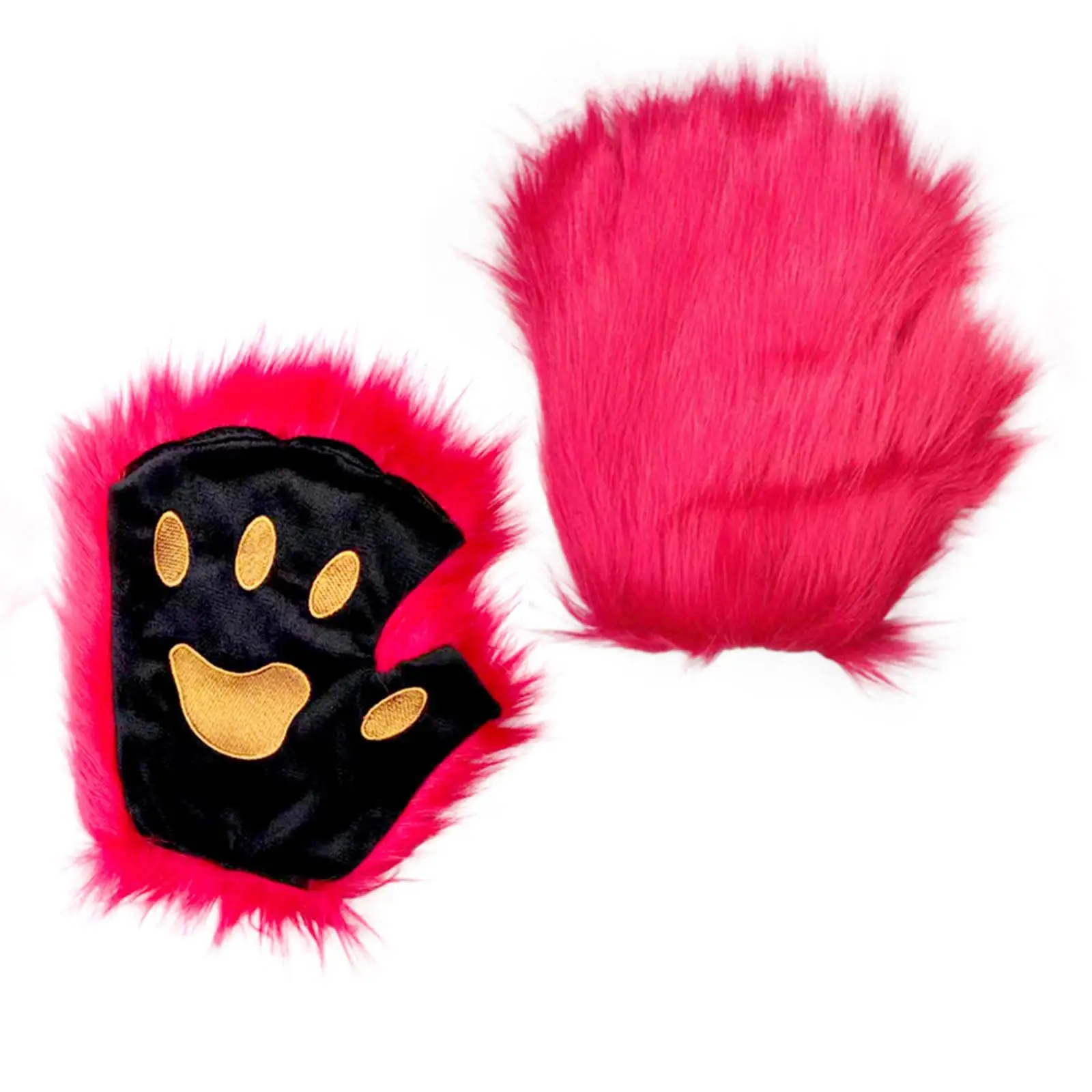 Animal mask and tail set, nice cosplay foot gloves for birthday party festival